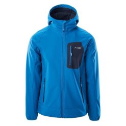 Kurtka zimowa męska Elbrus Sete softshell. Niebieskie kurtki softshell damskie ELBRUS, m, bez wzorów, z softshellu, bez kaptura. Za 269.50 zł.