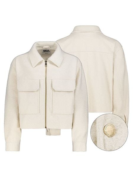 Sublevel Kurtka koszulowa w kolorze kremowym rozmiar: XL. Brązowe kurtki damskie Sublevel, xl, bez wzorów, bez kaptura. Za 156.98 zł.