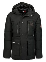 Geographical Norway Kurtka zimowa "Albert" w kolorze czarnym rozmiar: XXL. Czarne kurtki damskie Geographical Norway, na zimę, xxl, bez wzorów, z puchu, bez kaptura. Za 345.02 zł.