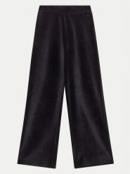 United Colors Of Benetton Spodnie palazzo 4DZBCF02Q Czarny Regular Fit. Czarne spodnie dziewczęce United Colors Of Benetton, z materiału. Za 99.99 zł.