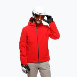 Kurtka narciarska męska Dainese Avera Dermizax EV Core Ready. Czerwone kurtki narciarskie i snowboardowe damskie Dainese, l, bez wzorów, z materiału, bez kaptura, narciarskie, Dermizax. Za 1,679.00 zł.