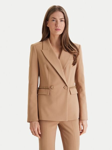 Marciano Guess Marynarka 6RGN06 9373Z Beżowy Regular Fit. Brązowe marynarki i żakiety damskie Marciano Guess, z aplikacjami, z syntetyku. Za 1,239.00 zł.