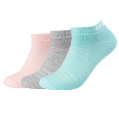Skarpetki sportowe dla dorosłych 3PPK Mesh Ventilation Socks. Skarpetki damskie Skechers, bez wzorów, z meshu. Za 25.99 zł.