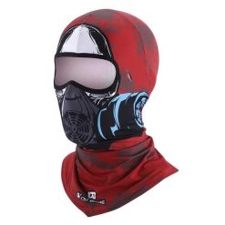 Lato Magiczna Chusta Przeciw UV Szalik Jedwabny Czerwony Demon. Czerwone szaliki męskie WEST BIKING, na lato, bez wzorów, z elastanu. Za 69.88 zł.