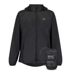 Mac in a Sac - Płaszcz przeciwdeszczowy - Czarny. Czarne płaszcze męskie Mac In A Sac, m, bez wzorów, z nylonu. Za 339.00 zł.