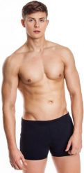 Bokserki pływackie męskie Aqua Speed Patrick. Czarne kąpielówki męskie Aqua-Speed, l, bez wzorów, z dzianiny, na fitness i siłownię. Za 60.00 zł.
