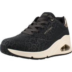Buty SKECHERS 177521S UNO WEDGE SAFARI Czarny. Czarne obuwie treningowe damskie Skechers, na fitness i siłownię. Za 355.99 zł.