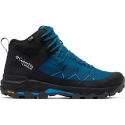 Buty trekkingowe męskie Columbia Peakfreak. Niebieskie buty trekkingowe męskie Columbia, na zimę, z materiału, za kostkę, bez zapięcia, trekkingowe. Za 777.00 zł.