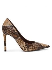 Steve Madden Czółenka w kolorze brązowym rozmiar: 38. Brązowe czółenka damskie Steve Madden, bez wzorów, ze skóry, bez obcasa, na szpilce. Za 231.68 zł.
