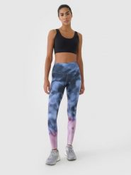 4F Legginsy treningowe z wysokim stanem damskie - multikolor XL. Legginsy damskie 4f, s, bez wzorów, z dzianiny. W wyprzedaży za 129.99 zł.