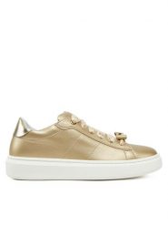 Calvin Klein Jeans Sneakersy Low Cut Lace-Up Sneaker V4A9-83046-1322 S Złoty. Żółte buty sportowe dziewczęce Calvin Klein Jeans, z jeansu. Za 369.99 zł.