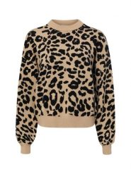 Noisy May Sweter - NMCharlott Kobiety beżowy, XS. Brązowe swetry klasyczne damskie Noisy may, xs, bez kołnierzyka. Za 249.95 zł.