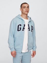 GAP Bluza w kolorze błękitnym rozmiar: L. Niebieskie bluzy z kapturem męskie GAP, l. Za 122.96 zł.