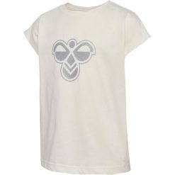 Koszulka dla dziewczynki Hummel Regular BIG BEE. Białe koszulki dziewczęce HUMMEL, bez wzorów, bez ramiączek. Za 168.00 zł.