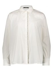 TAIFUN Bluzka w kolorze białym rozmiar: 48. Białe bluzki damskie Taifun, bez wzorów, bez kołnierzyka, bez ramiączek. Za 148.61 zł.