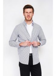 William de Faye Koszula w kolorze czarno-białym rozmiar: 48. Białe koszule męskie William De Faye, bez wzorów, z bawełny, bez kołnierzyka, bez ramiączek. Za 113.10 zł.