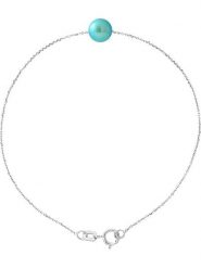 Pearline Srebrna bransoletka "Traversantes" z perłą rozmiar: onesize. Szare bransoletki damskie Pearline, srebrne. Za 104.99 zł.