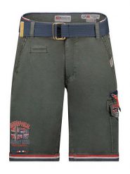 Geographical Norway Bermudy "Parodie" w kolorze szarym rozmiar: L. Czarne szorty męskie Geographical Norway, bez wzorów, z bawełny. Za 127.35 zł.