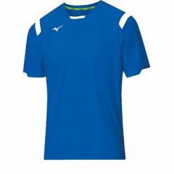 Koszulka Mizuno Team premium game. Niebieskie t-shirty sportowe męskie Mizuno, m, bez ramiączek, do piłki nożnej. Za 151.00 zł.