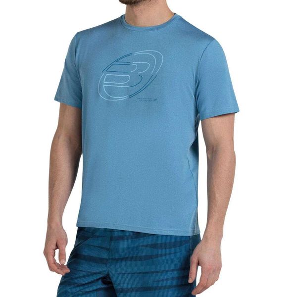 T-shirt Bullpadel Cuno. Niebieskie t-shirty damskie bullpadel, m, bez wzorów, z jersey, bez kołnierzyka. Za 174.00 zł.