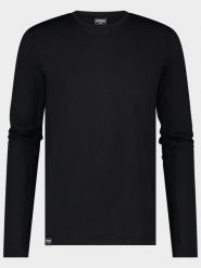 Koszulka outdoor z długim rękawem męska Poederbaas Four Seasons Lightweight. Czarne bielizna termoaktywna męska POEDERBAAS, m, bez wzorów, z materiału. Za 221.12 zł.