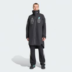 Parka Mercedes - Amg Petronas Formula 1 Team Engineers Rain. Czarne parki męskie Adidas, m, bez wzorów. Za 1,299.00 zł.