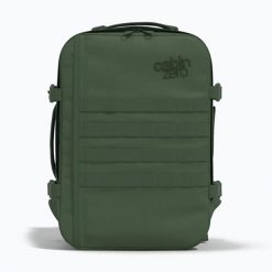 Plecak podróżny CabinZero Military 28. Zielone plecaki damskie CABINZERO, bez wzorów, z materiału. Za 339.99 zł.