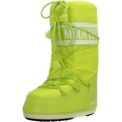 Buty MOON BOOT ICON NYLON Żółty. Żółte obuwie trekkingowe damskie Moon Boot, na zimę. Za 646.40 zł.
