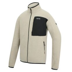 Męska bluza polarowa Scaris z zamkiem błyskawicznym i marlowym wykończeniem. Brązowe bluzy bez kaptura męskie Regatta, m, z materiału. Za 229.99 zł.