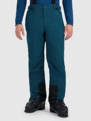 4F Spodnie narciarskie w kolorze turkusowym rozmiar: XL. Niebieskie spodnie materiałowe męskie 4f, bez wzorów. Za 252.94 zł.