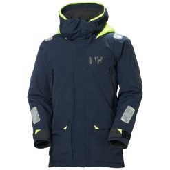 Wodoodporna kurtka z dużym Helly Hansen Skagen. Niebieskie kurtki męskie Helly Hansen, s, bez wzorów, sportowe, bez kaptura. Za 1,399.00 zł.