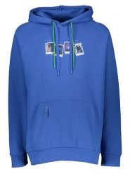 PICTURE Bluza "Bam" w kolorze niebieskim rozmiar: M. Niebieskie bluzy z kapturem męskie Picture, m, z bawełny. Za 171.28 zł.