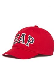 Gap Czapka z daszkiem 646656-00 Czerwony. Czerwone czapki dziecięce GAP, bez wzorów, z bawełny. Za 79.99 zł.