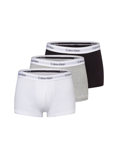 Calvin Klein Bokserki w 3-paku Mężczyźni Bawełna szary|czarny|biały, L. Białe bokserki męskie CALVIN KLEIN, bez wzorów, z bawełny. Za 199.95 zł.