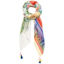Desigual Szalik Foul Clio Crudo V 19SAWF88 1002. Szaliki i kominy damskie Desigual, bez wzorów. W wyprzedaży za 85.00 zł.