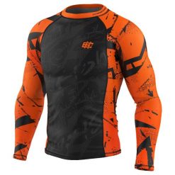Koszulka sportowa męska Rashguard do MMA EXTREME HOBBY NEO. Brązowe bielizna termoaktywna męska EXTREME HOBBY, m, bez wzorów, z bawełny. Za 198.00 zł.