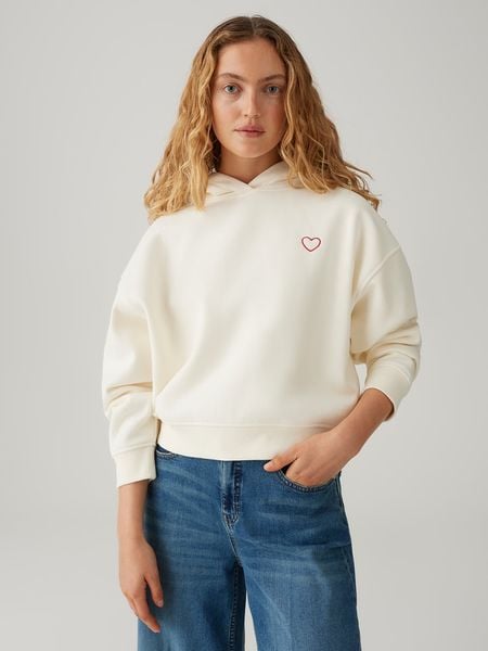 OPUS Bluza w kolorze beżowym rozmiar: 40. Brązowe bluzy z kapturem damskie Opus, z bawełny. Za 144.92 zł.