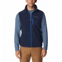 Bezrękawnik Sportowy Męski Columbia Fast Trek Fleece. Czarne kamizelki męskie Columbia, l. Za 155.99 zł.