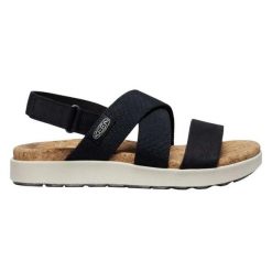 Sandały turystyczne damskie Keen Elle Criss Cross. Czarne sandały damskie Keen, bez wzorów, z gumy, bez obcasa. Za 247.00 zł.