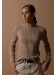 Perfect Cashmere Kaszmirowy sweter "Kylie" w kolorze karmelowym rozmiar: XXL. Brązowe swetry klasyczne damskie Perfect Cashmere, xxl, z kaszmiru, bez kołnierzyka. Za 353.27 zł.