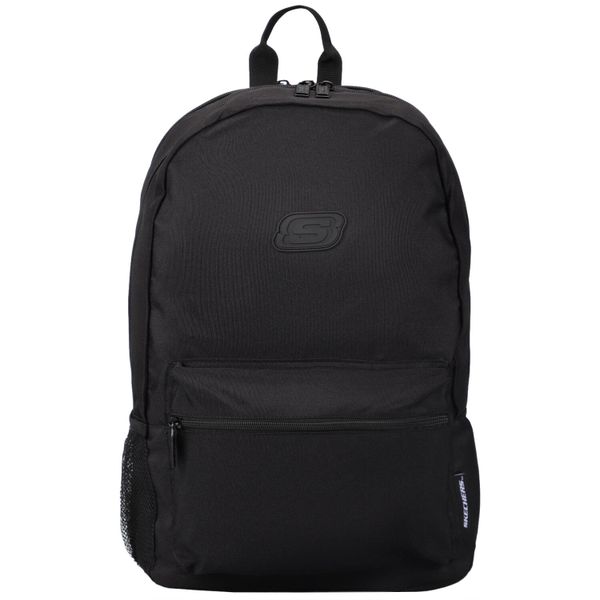 Plecak sportowo-turystyczny dla dorosłych Essential Backpack pojemność 20 L. Czarne plecaki damskie Skechers, bez wzorów, z materiału, sportowe. Za 179.99 zł.