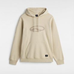 Bluza polarowa VANS OVAL LOOSE FLEECE Beżowy. Brązowe bluzy bez kaptura męskie Vans, s, z polaru. Za 214.99 zł.