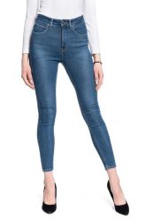 DAMSKIE SPODNIE JEANSOWE LEE SCARLETT ULTRA HIGH JACKSON WORN L30LMXAX 112106499. Spodnie materiałowe damskie Lee, bez wzorów, z jeansu. Za 199.99 zł.