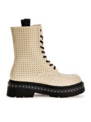 Guess Trapery Joya FL7JYA PEL10 Beżowy. Brązowe trapery damskie Guess, ze skóry, bez obcasa. Za 929.99 zł.