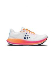 Craft Pacer 2 W buty do biegania lekkie z Px Foam™ – White/Flourange. Białe obuwie do biegania damskie Craft. Za 609.50 zł.