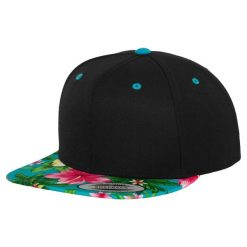 Hawajska Czapka Z Daszkiem. Czarne czapki męskie FLEXFIT, bez wzorów. Za 125.99 zł.