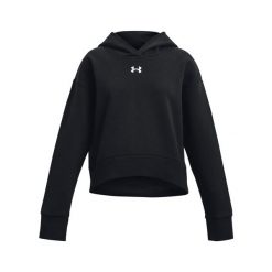 Bluza dziewczęca Under Armour Rival Fleece. Białe bluzy bez kaptura damskie Under Armour, m, z bawełny. Za 204.65 zł.