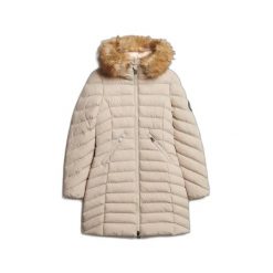 Parka dla kobiet Superdry Fuji. Szare parki damskie Superdry., na zimę, bez wzorów. Za 624.25 zł.