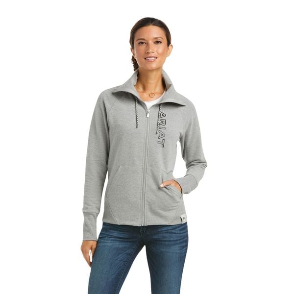Bluza damska Ariat Team Logo. Szare bluzy bez kaptura damskie Ariat. Za 345.00 zł.