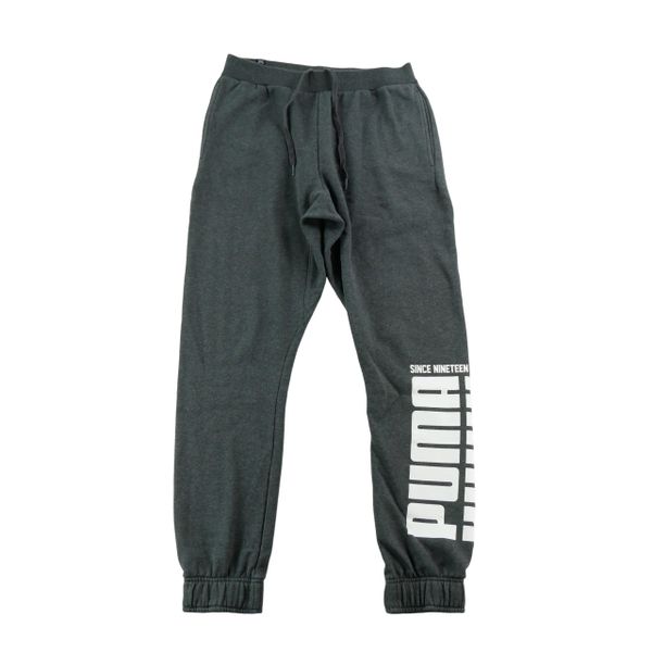 Second life - Spodnie dresowe męskie Puma Rebel Bold szare - Jak nowy. Szare spodnie sportowe męskie Puma, z dresówki. Za 63.86 zł.